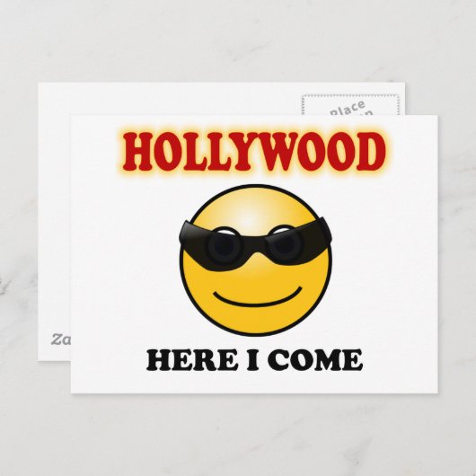 HOLLYWOOD BRIEFKAART (Voorkant / Achterkant)