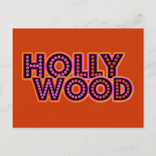 Hollywood Briefkaart (Voorkant)