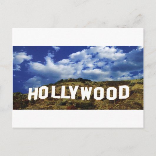 HOLLYWOOD BRIEFKAART (Voorkant)