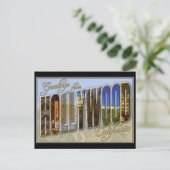 hollywood  briefkaart (Staand voorkant)