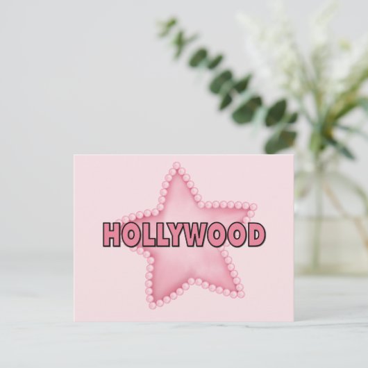 Hollywood Briefkaart (Staand voorkant)