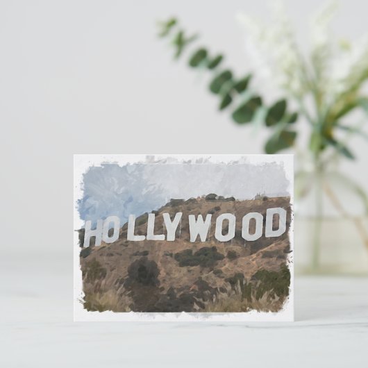 Hollywood Briefkaart (Staand voorkant)