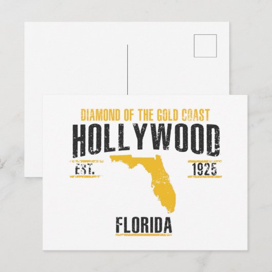 Hollywood Briefkaart (Voorkant / Achterkant)