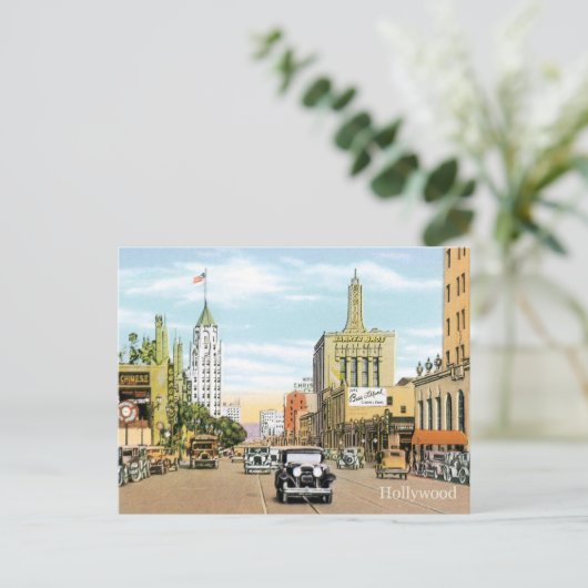 Hollywood Briefkaart (Staand voorkant)