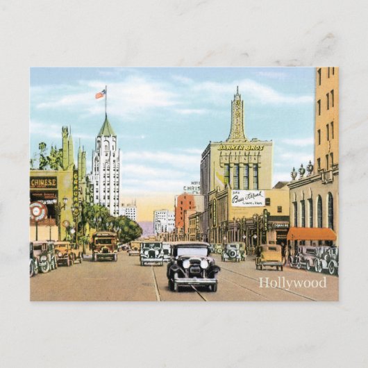  Hollywood Briefkaart (Voorkant)