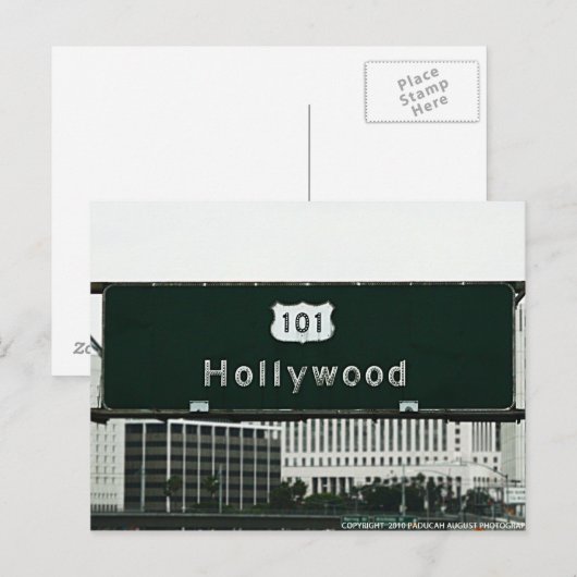 Hollywood Briefkaart (Voorkant / Achterkant)