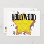 Hollywood Briefkaart! Briefkaart (Voorkant / Achterkant)