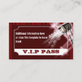 Hollywood bruiloft receptie toegangsbewijs informatiekaartje (Achterkant)