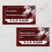 Hollywood bruiloft receptie toegangsbewijs informatiekaartje (Voorkant / Achterkant)