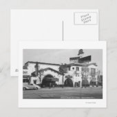 Hollywood, CA Brown Derby Restaurant Uitzicht Briefkaart (Voorkant / Achterkant)