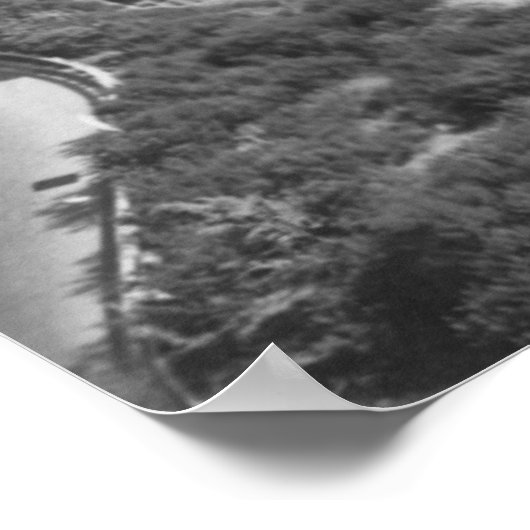 Hollywood, CA Cahuenga Pass Freeway Uitzicht Poster (Hoek)