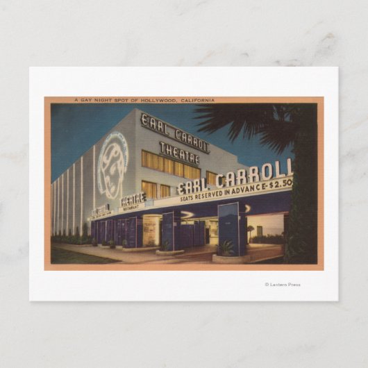 Hollywood, CA - "Een homopavond spot" Briefkaart (Voorkant)