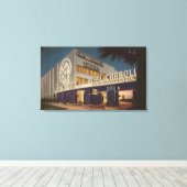 Hollywood, CA - "Een homopavond spot" Canvas Afdruk (Insitu (Houten vloer))