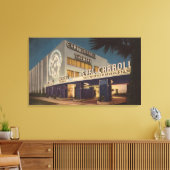 Hollywood, CA - "Een homopavond spot" Canvas Afdruk (Insitu (Woonkamer))