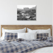 Hollywood, CA Japans tuinen Uitzicht Foto Canvas Afdruk (Insitu (Slaapkamer))