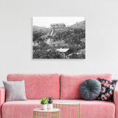 Hollywood, CA Japans tuinen Uitzicht Foto Canvas Afdruk (Insitu (Woonkamer))