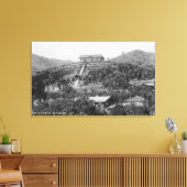 Hollywood, CA Japans tuinen Uitzicht Foto Canvas Afdruk (Insitu (Woonkamer))