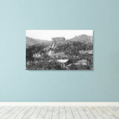 Hollywood, CA Japans tuinen Uitzicht Foto Canvas Afdruk (Insitu (Houten vloer))
