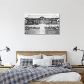 Hollywood, CA Japanse Mansion in Tuinen Canvas Afdruk (Insitu (Slaapkamer))