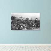 Hollywood, CA Japanse tuinen Miniatuur Village Canvas Afdruk (Insitu (Houten vloer))