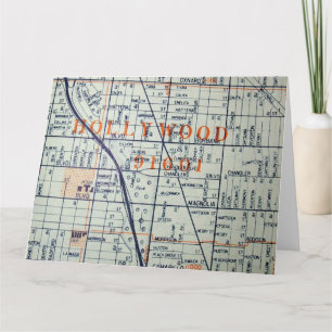 Hollywood, CA  Map Kaart