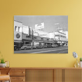 Hollywood, CA Town Uitzicht Tom Breneman's Canvas Afdruk (Insitu (Woonkamer))