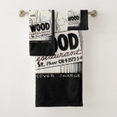 Hollywood Cabaret Restaurant & print uit 1930 Bad Handdoek (Insitu)