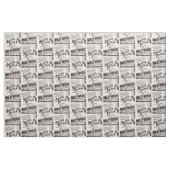 Hollywood Cabaret Restaurant & print uit 1930 Stof (Fat Quarter)
