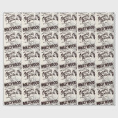 Hollywood Cabaret Restaurant uit 1930 Cadeaupapier (Vlak)