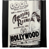Hollywood Cabaret Restaurant uit 1930 Douchegordijn (Voorkant)