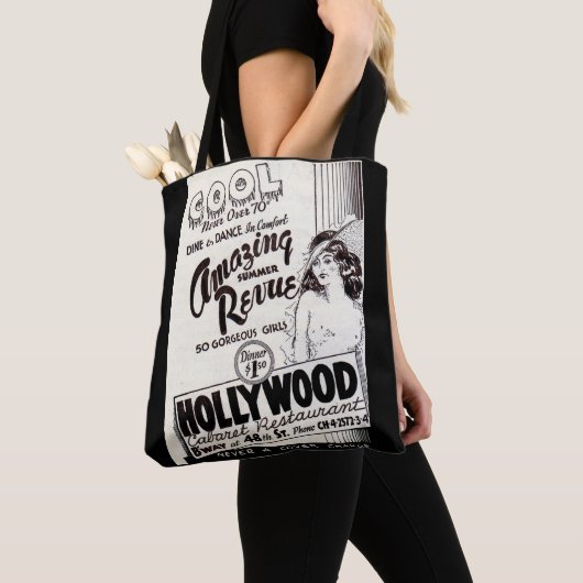 Hollywood Cabaret Restaurant uit 1930 Tote Bag (Dichtbij)