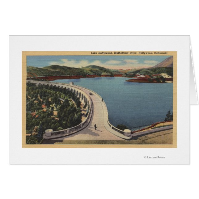 Hollywood, CALake Hollywood & Mulholland Drive (Voorkant Horizontaal)