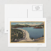 Hollywood, CALake Hollywood & Mulholland Drive Briefkaart (Voorkant / Achterkant)