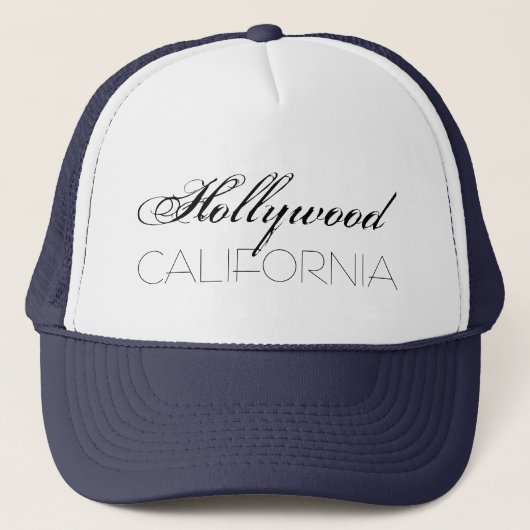 Hollywood California, aanpasbaar Trucker Pet (Voorkant)