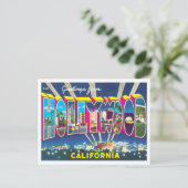 Hollywood, California  Big Letters Briefkaart (Staand voorkant)