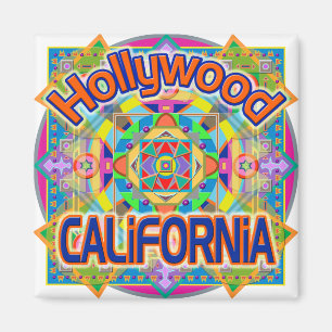 Hollywood CALIFORNIA Happy Magnet