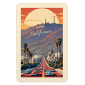 Hollywood California Magneet (Verticaal)