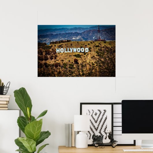 Hollywood California Poster (Thuiskantoor)
