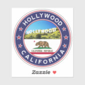 Hollywood, California Sticker (Vel)