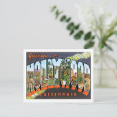 Hollywood California Travel US City Briefkaart (Staand voorkant)