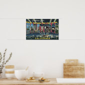 Hollywood, CaliforniaLarge Letter Scenes 2 Poster (Keuken)
