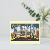  Hollywood, Californië, adreswijziging Aankondigingskaart (Staand voorkant)