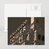 Hollywood, Californië briefkaart (Voorkant / Achterkant)