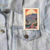 Hollywood Californië Button (Insitu)