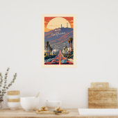 Hollywood Californië Poster (Keuken)