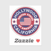 HOLLYWOOD, Californië Sticker (Vel)