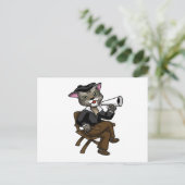 Hollywood Cat Briefkaart (Staand voorkant)