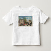 Hollywood, CAView van het Chinese theater van Grau Kinder Shirts (Voorkant)