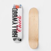 HOLLYWOOD CHICK Skateboard, 7 ¾" deck Persoonlijk Skateboard (Voorkant)