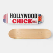 HOLLYWOOD CHICK USA 7 3/4-inch skateboard Deck (Horizontaal)